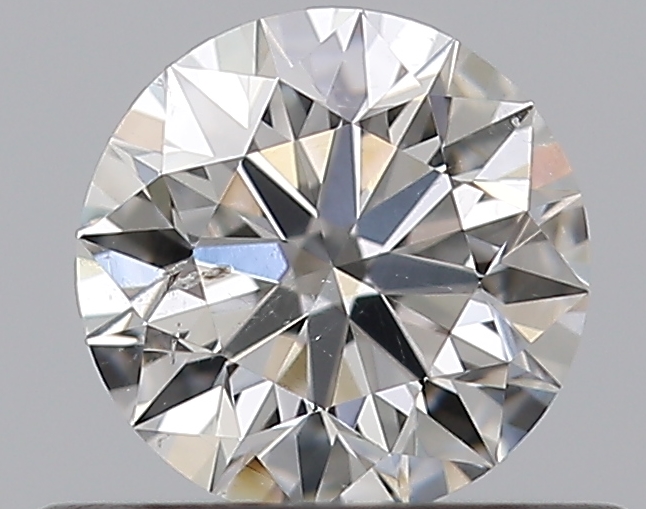0.42 CaratF-SI2 EX Cut Round Diamond