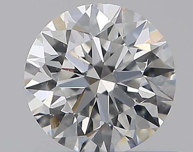 0.46 CaratF-SI1 EX Cut Round Diamond