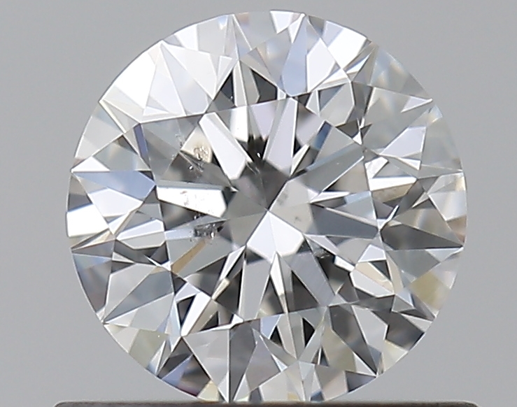 0.63 CaratF-SI2 EX Cut Round Diamond