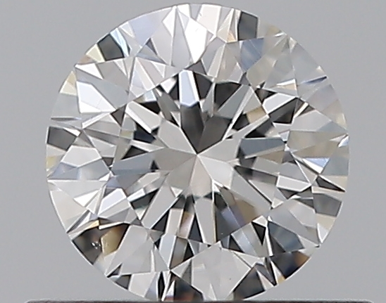 0.5 CaratF-VS2 EX Cut Round Diamond