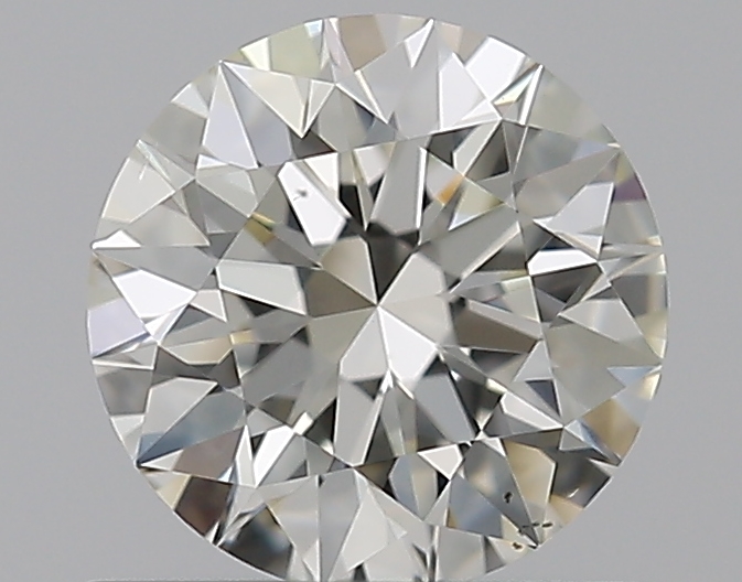 0.57 CaratJ-SI1 EX Cut Round Diamond