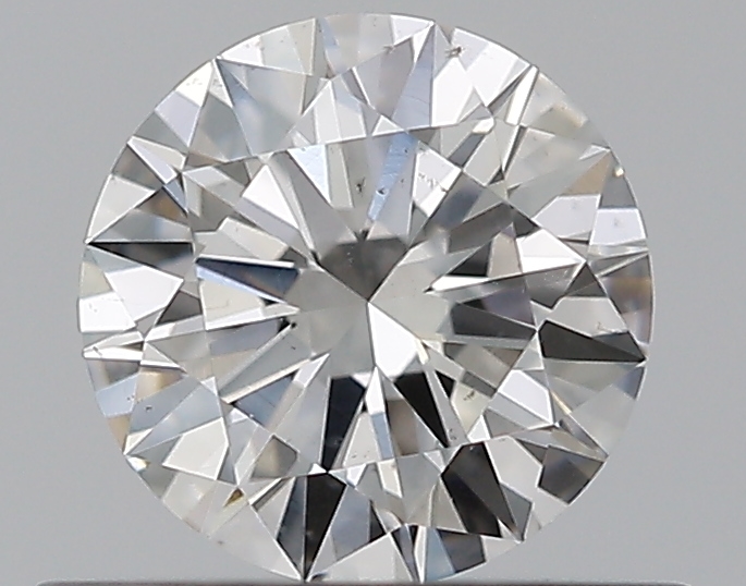 0.5 CaratF-SI1 EX Cut Round Diamond