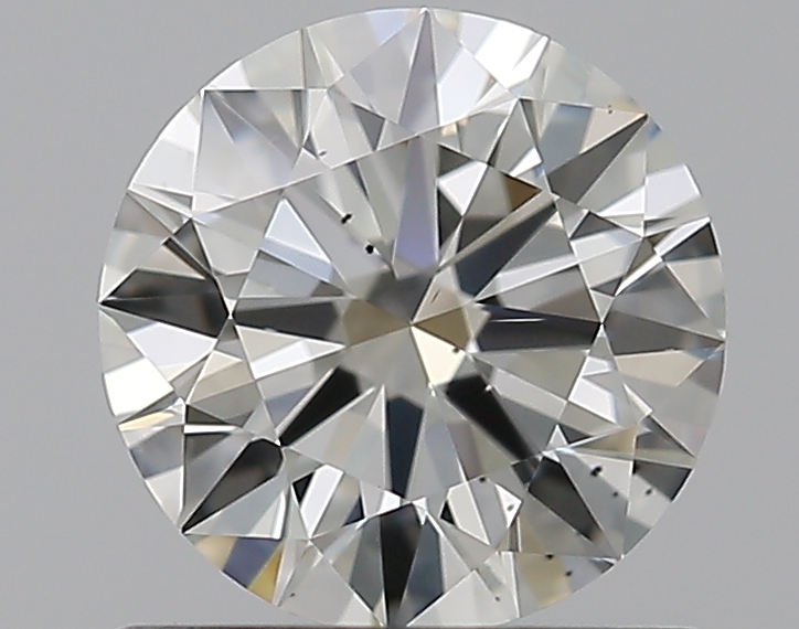 0.7 CaratJ-SI1 EX Cut Round Diamond