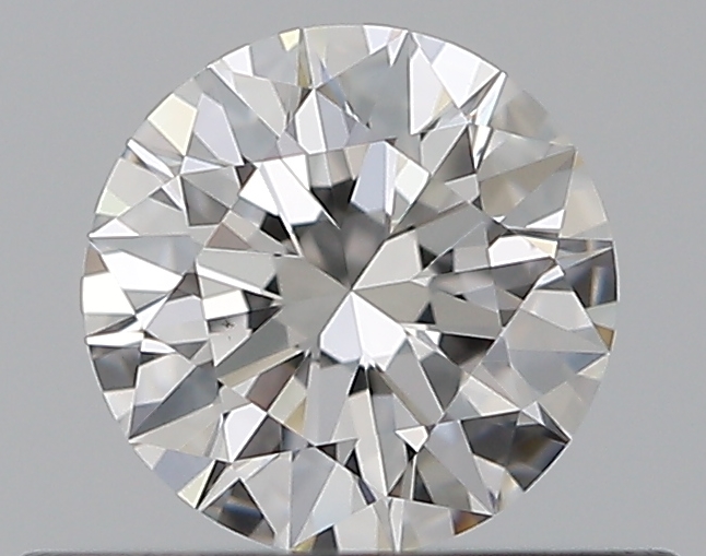 0.41 CaratF-VS2 EX Cut Round Diamond