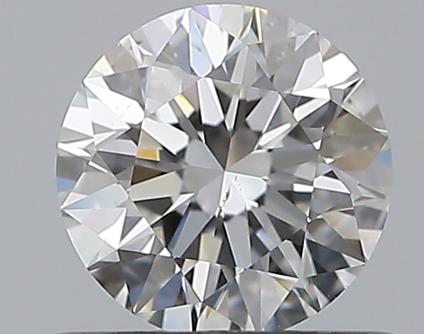 0.57 CaratG-SI1 EX Cut Round Diamond