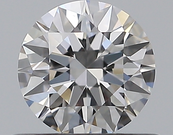 0.5 CaratF-VS1 EX Cut Round Diamond