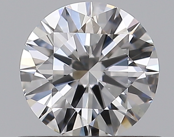0.5 CaratD-VS2 EX Cut Round Diamond