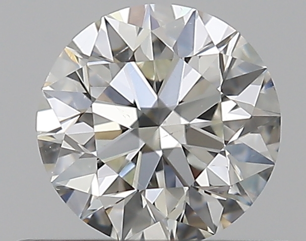 0.46 CaratI-SI1 EX Cut Round Diamond
