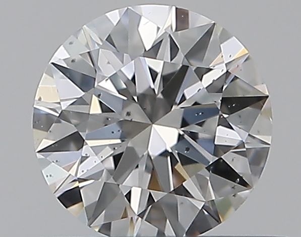 0.43 CaratF-SI2 EX Cut Round Diamond