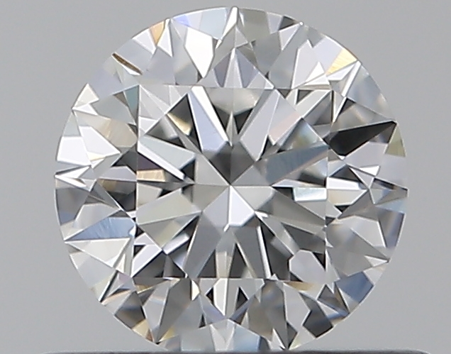 0.5 CaratE-VVS2 EX Cut Round Diamond