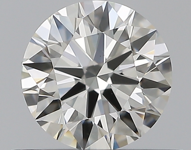 0.5 CaratJ-VS1 EX Cut Round Diamond