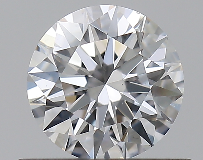 0.53 CaratF-VS2 EX Cut Round Diamond