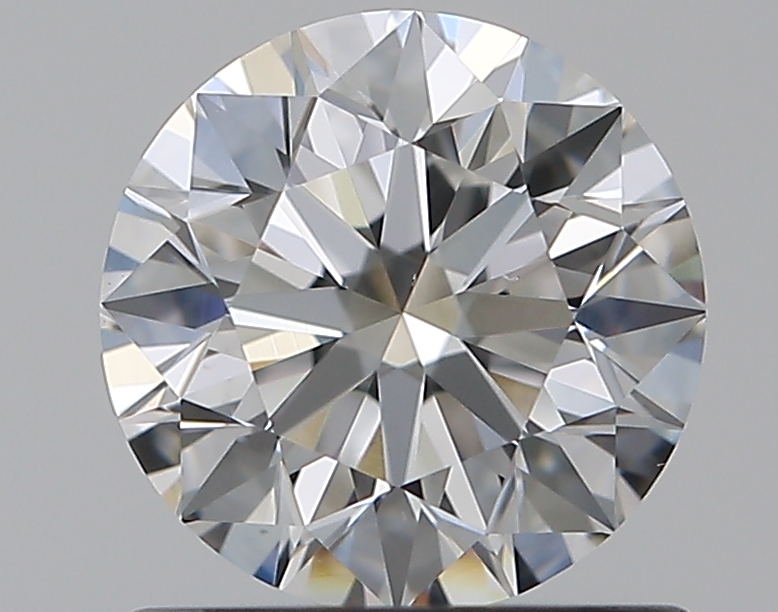 0.78 CaratF-VS2 EX Cut Round Diamond
