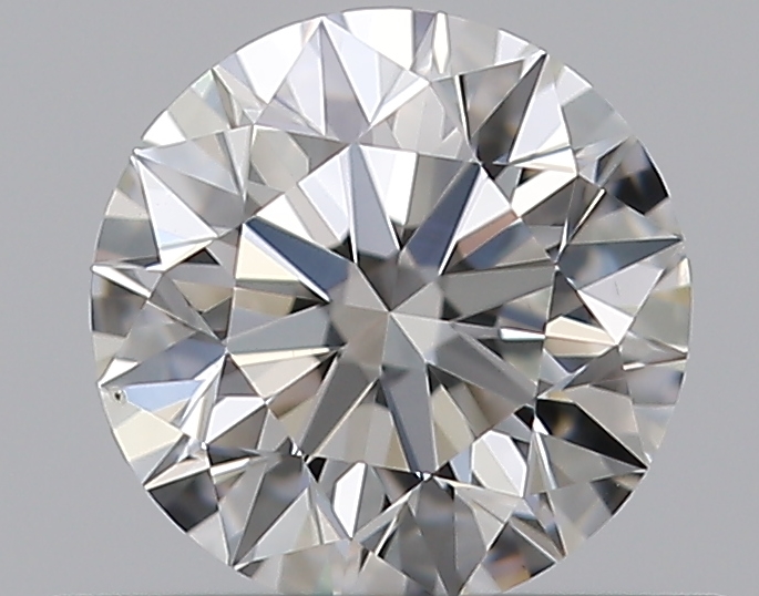 0.5 CaratF-VS2 EX Cut Round Diamond