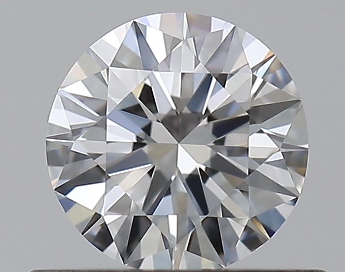 0.5 CaratE-VVS2 EX Cut Round Diamond