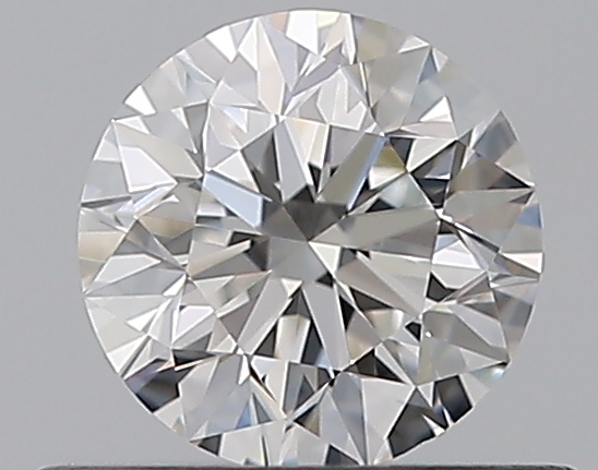 0.5 CaratE-VVS2 EX Cut Round Diamond