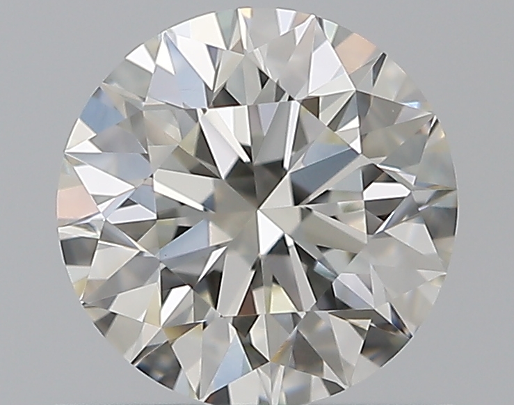 0.7 CaratI-VS2 EX Cut Round Diamond