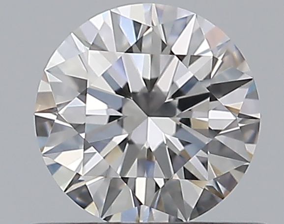 0.5 CaratF-VS2 EX Cut Round Diamond