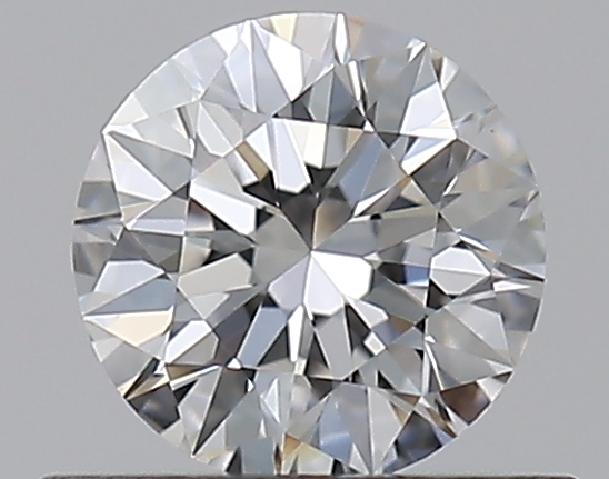 0.5 CaratF-VS1 EX Cut Round Diamond