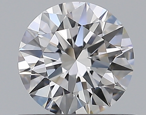 0.5 CaratD-VVS1 EX Cut Round Diamond
