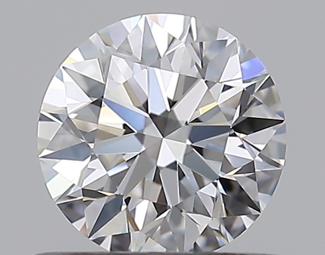 0.5 CaratD-VVS2 EX Cut Round Diamond