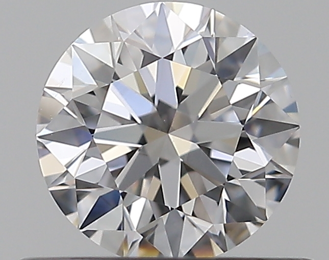 0.5 CaratD-VS2 EX Cut Round Diamond