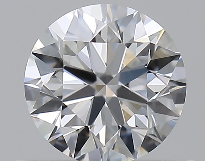 0.5 CaratE-VVS2 EX Cut Round Diamond