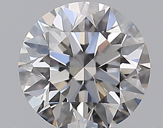 0.43 CaratF-VVS2 EX Cut Round Diamond