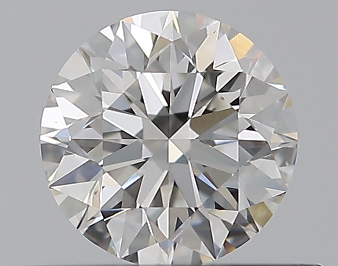 0.46 CaratF-VS2 EX Cut Round Diamond