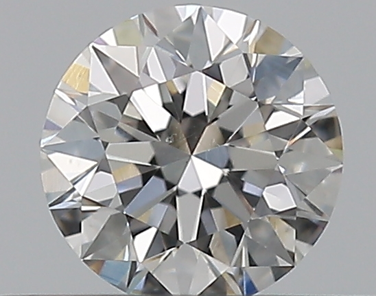 0.33 CaratF-SI1 EX Cut Round Diamond