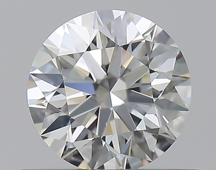 0.5 CaratJ-VS2 EX Cut Round Diamond
