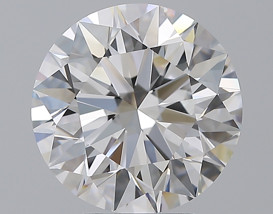 5.01 CaratD-VVS2 EX Cut Round Diamond