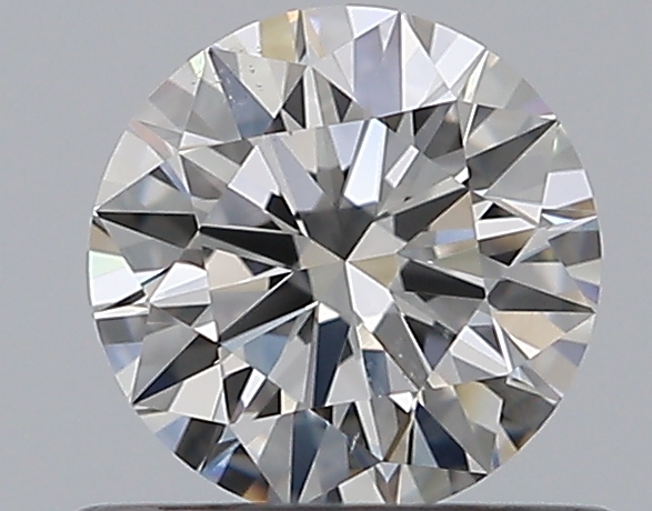 0.55 CaratF-SI1 EX Cut Round Diamond