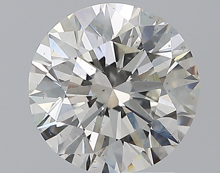 2.2 CaratH-SI1 EX Cut Round Diamond