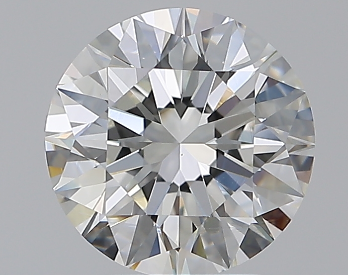 3 CaratH-VS1 EX Cut Round Diamond