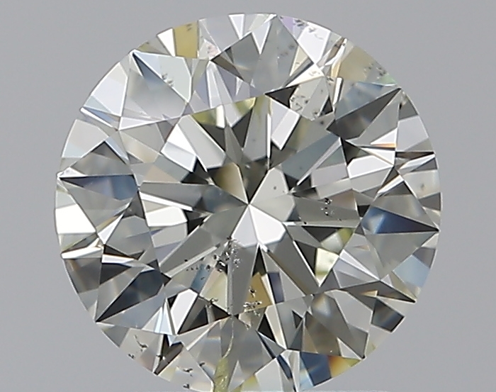 1.7 CaratL-SI2 EX Cut Round Diamond