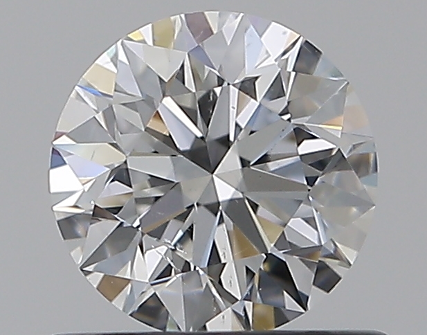 0.65 CaratF-SI1 EX Cut Round Diamond