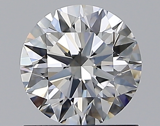 0.9 CaratH-VVS1 EX Cut Round Diamond