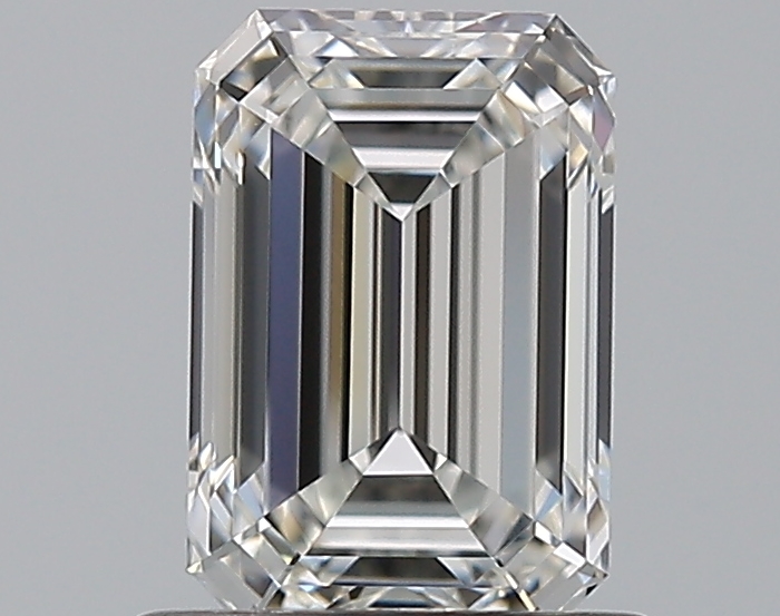 1 CaratG-VVS2 - Cut Emerald Diamond