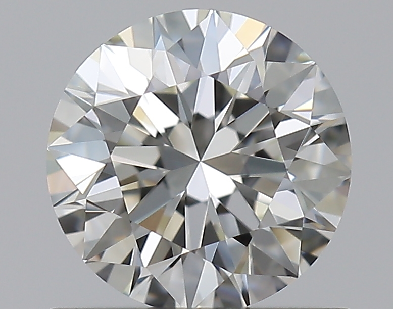 0.76 CaratJ-VVS1 EX Cut Round Diamond