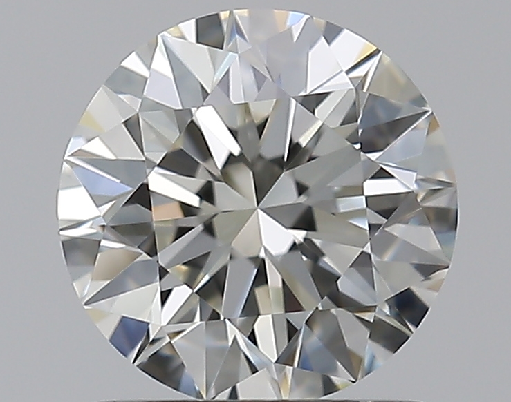 0.9 CaratJ-VVS1 EX Cut Round Diamond
