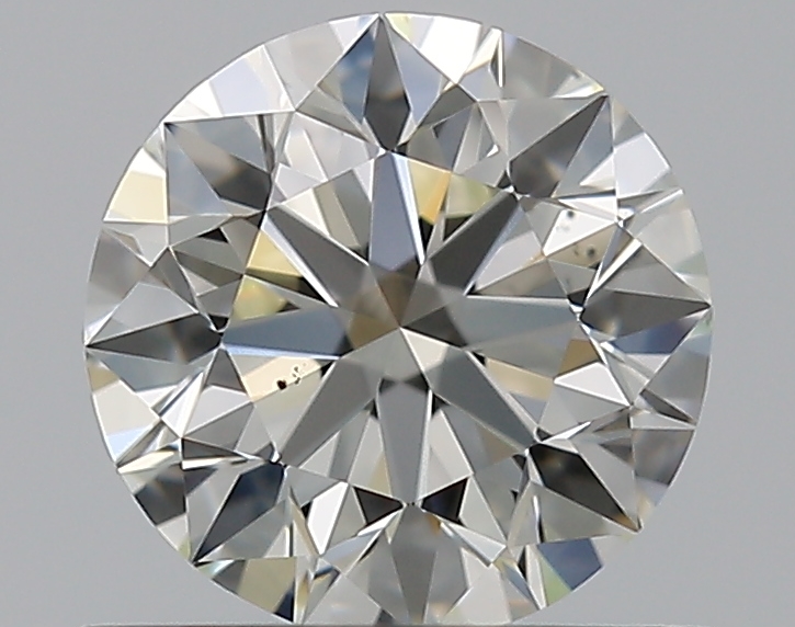 0.72 CaratJ-VS2 EX Cut Round Diamond