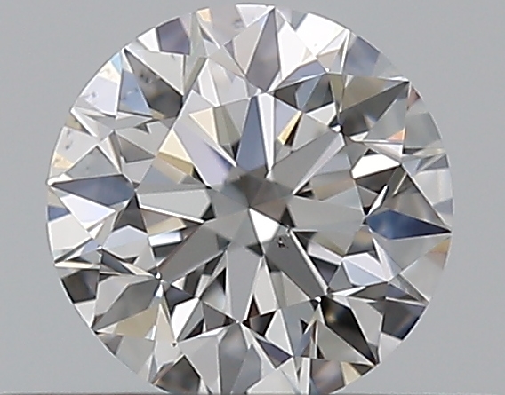 0.37 CaratD-SI1 EX Cut Round Diamond