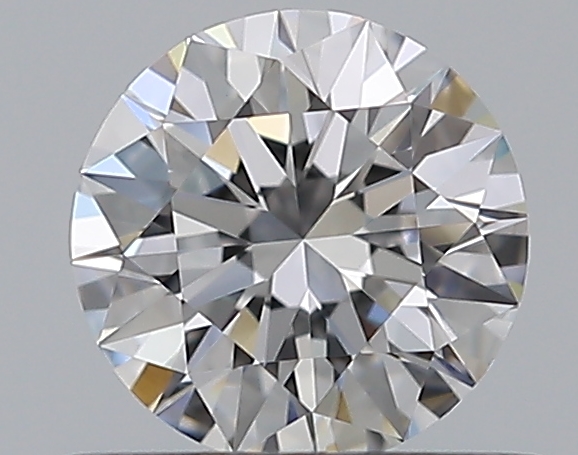 0.5 CaratE-VVS2 EX Cut Round Diamond