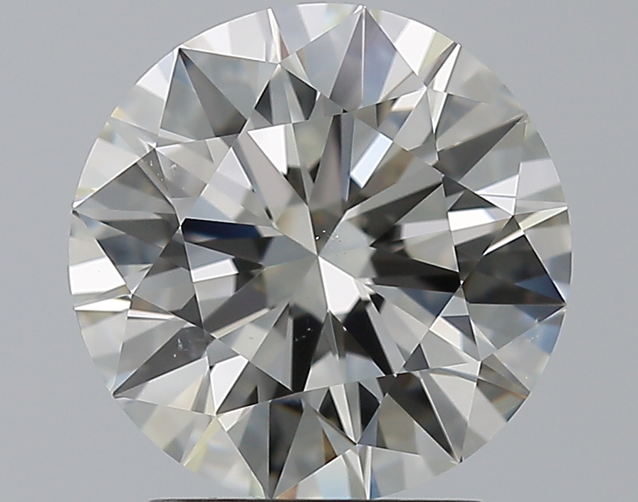 2.5 CaratK-SI1 EX Cut Round Diamond