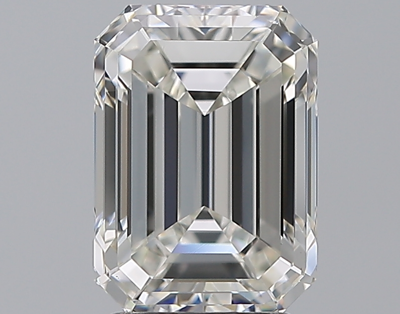 3 CaratH-VS1 - Cut Emerald Diamond