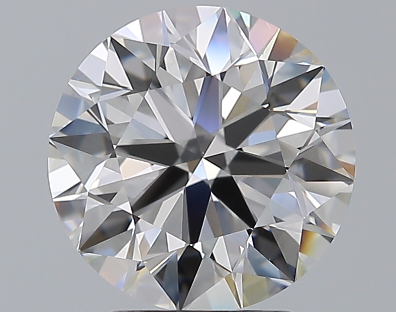 3 CaratF-VS1 EX Cut Round Diamond
