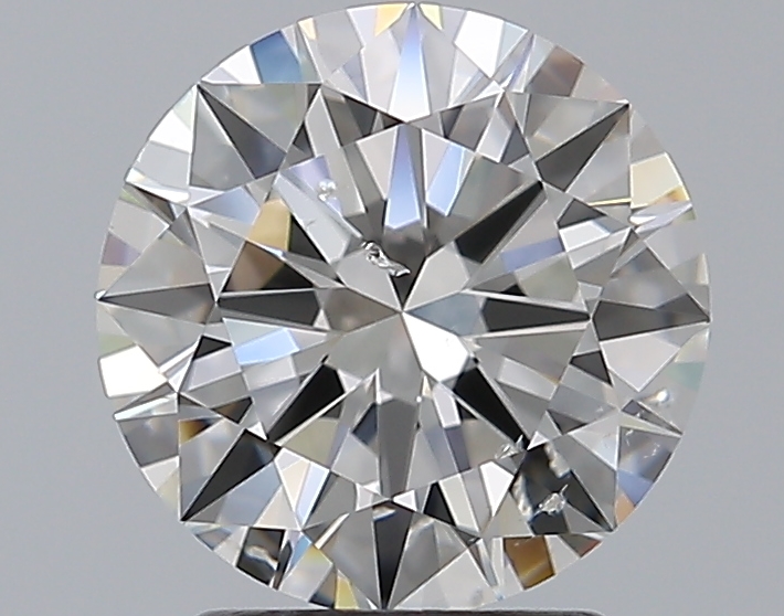 2.2 CaratG-SI2 EX Cut Round Diamond