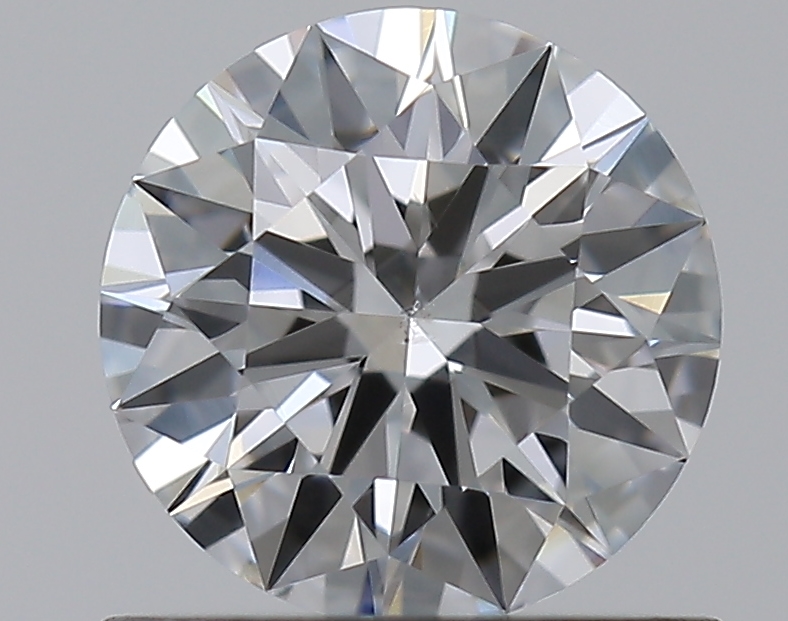 0.71 CaratF-SI1 EX Cut Round Diamond