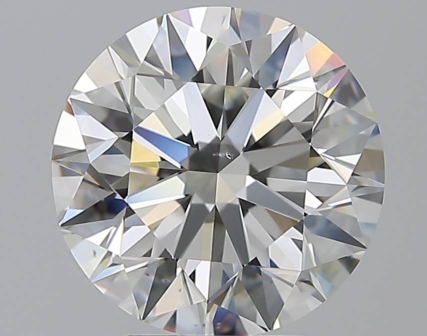 4.01 CaratI-SI1 EX Cut Round Diamond